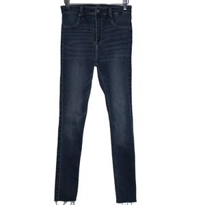 Women's Abercrombie & Fitch Simone High Rise Jean Legging Blue Jeans Size 27 / 4